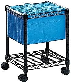 Safco Compact Rolling Cart, Fits Letter and Legal-Size Hanging Folders - Image 3