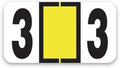 File Right Number Labels Roll – Color-Coded Numeric Filing Labels, 1-5/8" × by Unknown