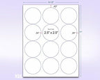 NextDayLabels - 8-1/2 x 11 Neon Color High Light Fluorescent Labels - Image 2