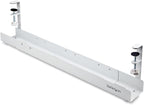 StarTech.com Under Desk Cable Management Tray, Length Adjustable, Clamp-On by StarTech