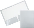 JAM PAPER Laminated Two Pocket Glossy School Folders by JAMPaper