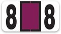File Right Number Labels Roll – Color-Coded Numeric Filing Labels, 1-5/8" × by Unknown