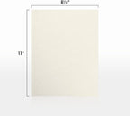 LUXPaper 8.5" x 11" Paper | Letter Size | Quartz Metallic | 80lb. Text | 50 Qty - Image 2