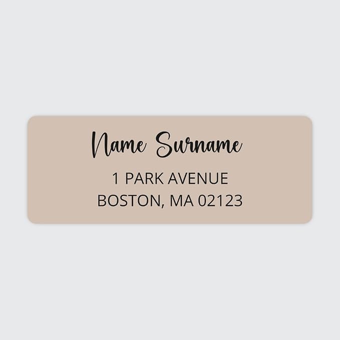 Dotty about Paper Personalized Beige Colorblock by DottyAboutPaper