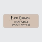 Dotty about Paper Personalized Beige Colorblock by DottyAboutPaper