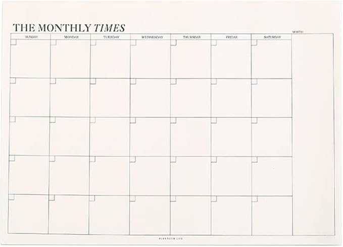 60 Page Schedule Planning Notepad, 245175 mm Tear-Off Sheets Weekly Planner by Unknown
