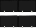 4PCS Desk Dividers Office Partitions, Privacy Desk Panel Protective, Frosted by TFCFL