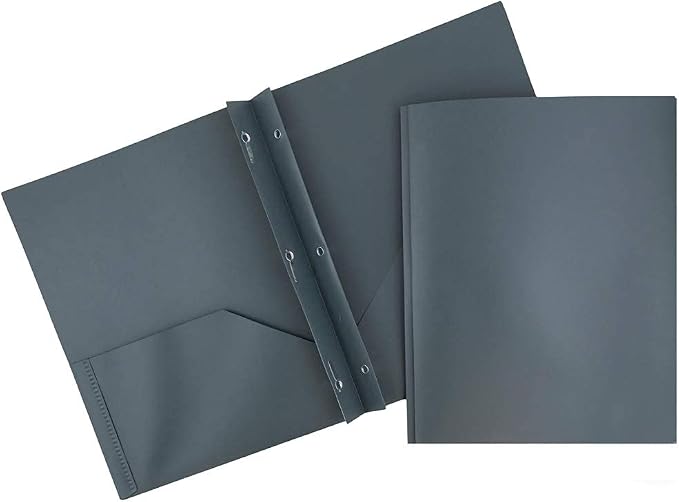 JAM PAPER Plastic Color POP Folders by JAMPaper
