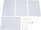 4PCS Desk Dividers Office Partitions, Privacy Desk Panel Protective, Frosted - Image 6