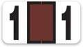 File Right Number Labels Roll – Color-Coded Numeric Filing Labels, 1-5/8" × by Unknown