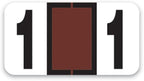 File Right Number Labels Roll – Color-Coded Numeric Filing Labels, 1-5/8" × by Unknown