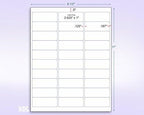 8-1/2 x 11" Neon Color High Light Fluorescent Labels - Image 2