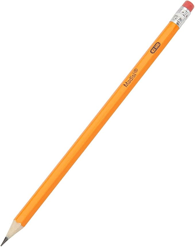 Madisi Wood-Cased #2 HB Pencils, Pre-sharpened, Bulk Pack, 1000 pencils - Image 3