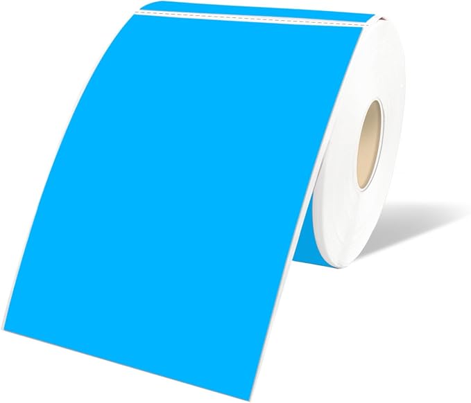 STARLIBOO 3"X5" Rectangle Colored Labels, Removable Moving Labels by STARLIBOO