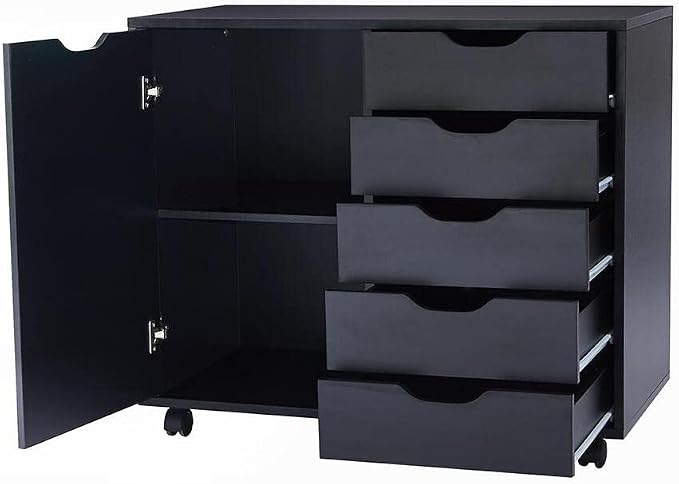 Naomi Home Amy 5-Drawer Craft & Office Storage Cabinet - Image 7
