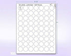Pack of 50 Sheets, 8-1/2 x 11" Fluorescent Labels - Image 3