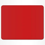 Auhoahsil Red Mouse Pad, 12 x 10 Inch Square Mousepad, 3mm Thick Rubber Mouse by Auhoahsil