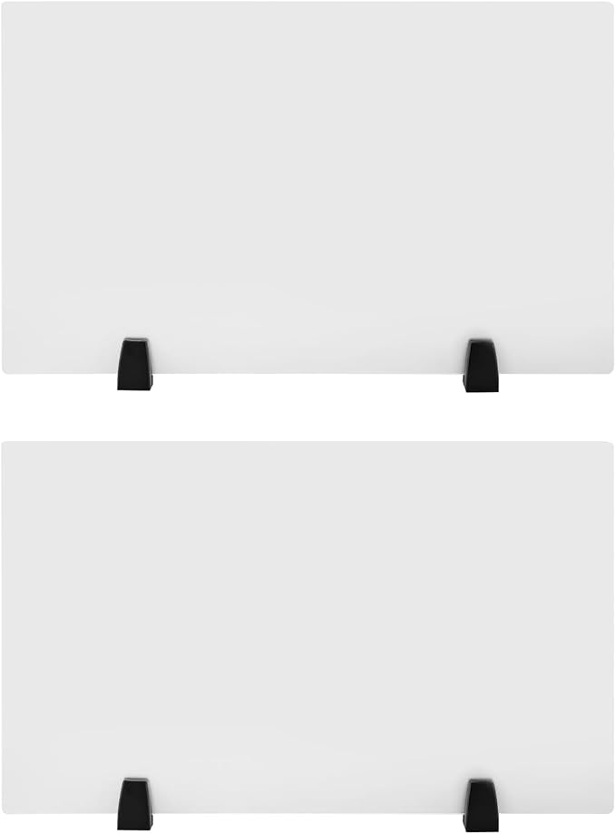Desk Divider, 30 x 18 inch Acrylic Desk Privacy Panels, Privacy Desk Screen by ZeStarDair