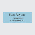 Dotty about Paper Personalized Sky Blue Colorblock by DottyAboutPaper
