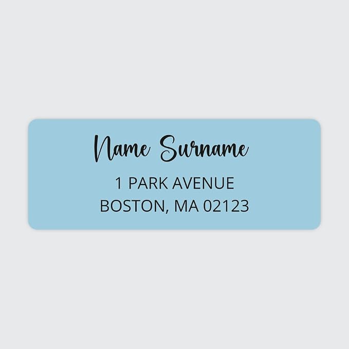 Dotty about Paper Personalized Sky Blue Colorblock by DottyAboutPaper