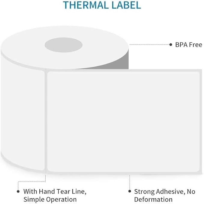 L LIKED 4x6 Direct Thermal Labels - Image 2