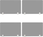 4PCS Desk Dividers Office Partitions, Privacy Desk Panel Protective, Frosted by TFCFL