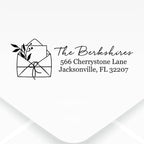Custom Floral Address Stamp | Choose from 12 Designs | Multiple Ink Color - Image 2