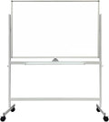 Adjustable Magnetic Mobile Dry Erase Board -48 x 32 Inches Whiteboard Stand by Boardest