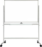 Adjustable Magnetic Mobile Dry Erase Board -48 x 32 Inches Whiteboard Stand by Boardest