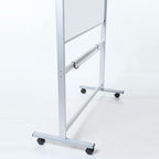 VIZ-PRO Double-Sided Magnetic Mobile Whiteboard, 60 x 36 Inches, Rolling Dry - Image 4