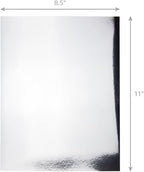 Hygloss Metallic Cardstock Sheets – 200 Shiny Gold & Silver Sheets, 8.5” x 11” - Image 2