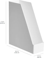 Amazon Basics Rectangular Plastic Desk Organizer, Magazine Rack - Image 7