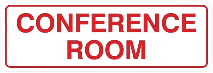 Standard Conference Room Sign by All+Quality
