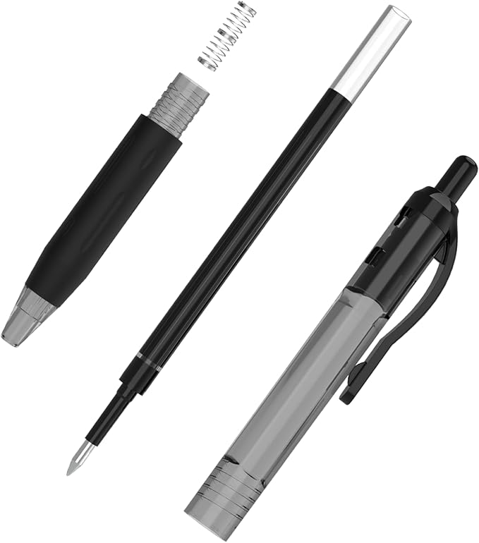 EYEYE G-103 Retractable Gel Pens Black 0.7mm, 50 Pack Medium Point Gel Ink Pens - Image 4