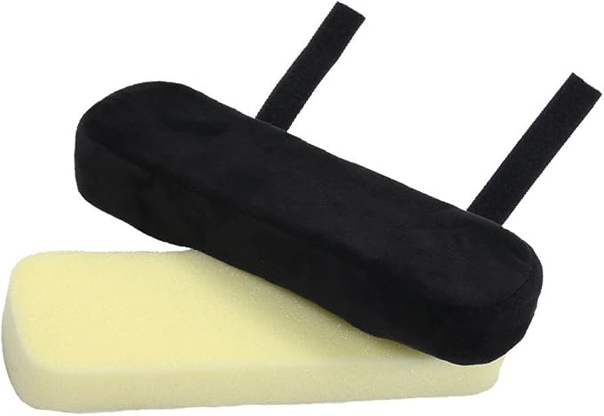 Sunnors Memory Foam Chair Armrest Pad, Comfy Office Chair Arm Rest Cover - Image 4