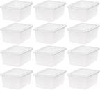 IRIS USA 12-Pack Storage Bins by IRISUSA