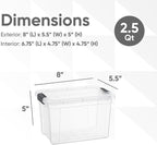 Superio Clear Storage Bins - Image 3