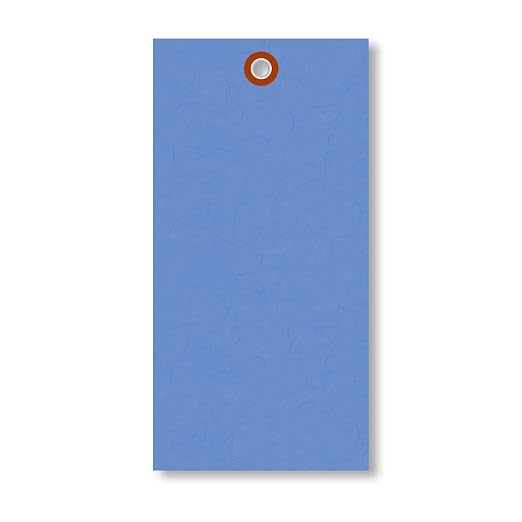 SmartSign Blue Blank Tyvek Shipping Tags - Image 5
