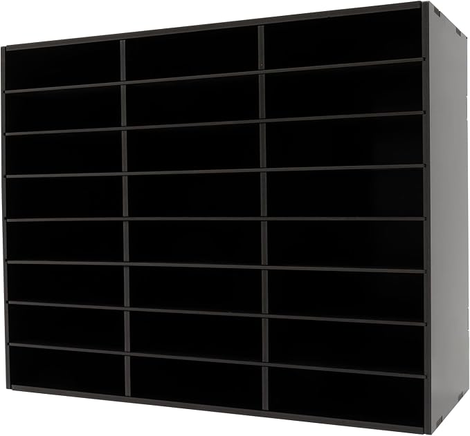 Literature Organizer with 24 Compartments | Adjustable Desktop File Sorter Mail - Image 6