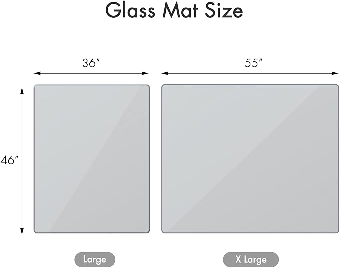 GLSLAND Office Chair Mat for Carpet - Image 9