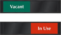 SmartSign Privacy Signs Vacant In Use Slider Door Sign by SmartSign