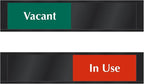 SmartSign Privacy Signs Vacant In Use Slider Door Sign by SmartSign