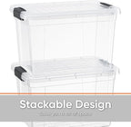 Superio Clear Storage Boxes - Image 5