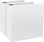 CIXILDTS 4-Inch 3 Ring Binder, Standard 4" Slant-D Ring Binder Fit Letter Size by CIXILDTSOffice
