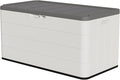 Decksplore 100 Gallon Outdoor Storage Box Waterproof Lockable Resin Deck Box by Decksplore%E2%80%94BuiltforOutdoor