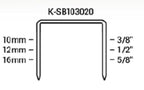 Klinch-Pak K-SB103020-5/8 1/2 Inch Wide Crown and 5/8 Inch Leg Length - Image 5