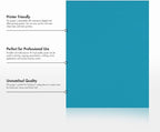 LUXPaper 8.5" x 11" Paper | Letter Size | Bright Blue | 60lb. Text | 500 Qty - Image 8