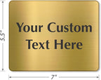 SmartSign Custom Brass Sign - Image 5