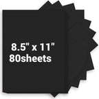 Cardstock Paper, 80 Sheets Card Stock, 200GSM Thick Printer Paper 8.5x11 by Glyanlee