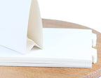 20 Pack White Blank Table Place Cards - Image 6
